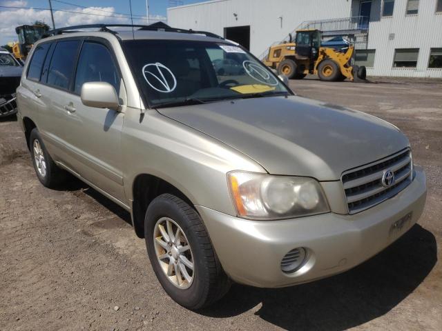 Salvage cars for sale from Copart Montreal Est, QC: 2001 Toyota Highlander