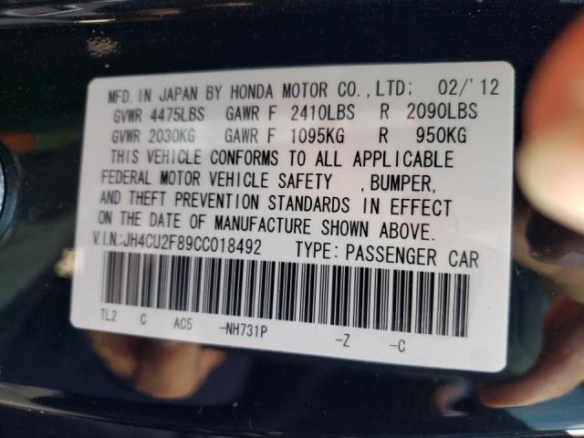2017 ACURA TSX SE JH4CU2F89CC018492