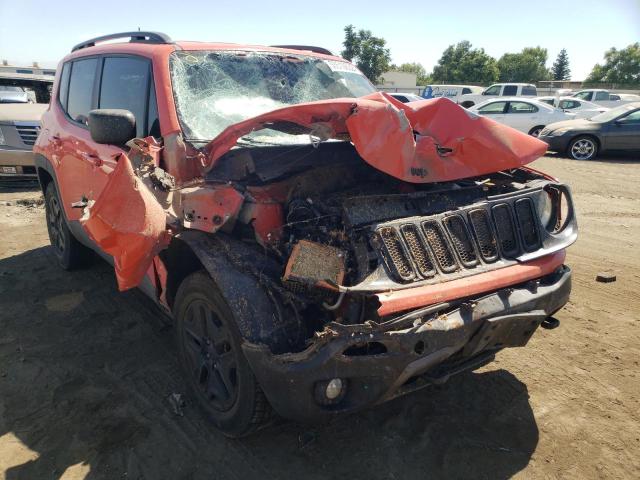 Salvage cars for sale from Copart Bakersfield, CA: 2018 Jeep Renegade S