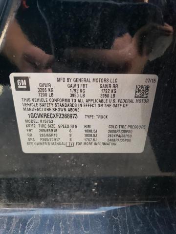 2015 CHEVROLET SILVRDO LT 1GCVKRECXFZ368973