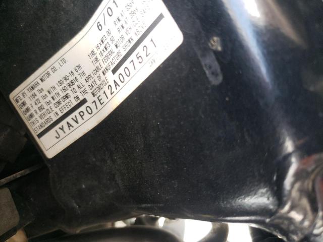 2002 YAMAHA XV1600 AT JYAVP07E12A007521