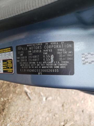 KNDMB233366026935 KIA SEDONA EX