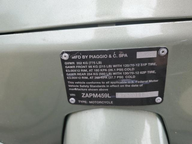 2007 VESPA GTS 250 ZAPM459L675501194