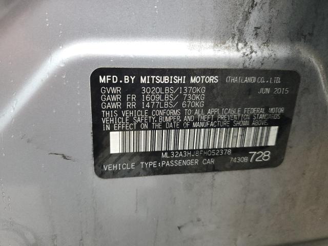 2015 MITSUBISHI MIRAGE DE ML32A3HJ8FH052378