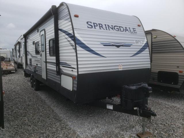 Springdale Travel Trailer salvage cars for sale: 2020 Springdale Travel Trailer