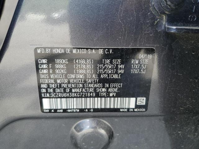 2019 HONDA HR-V LX - 3CZRU6H38KG721849
