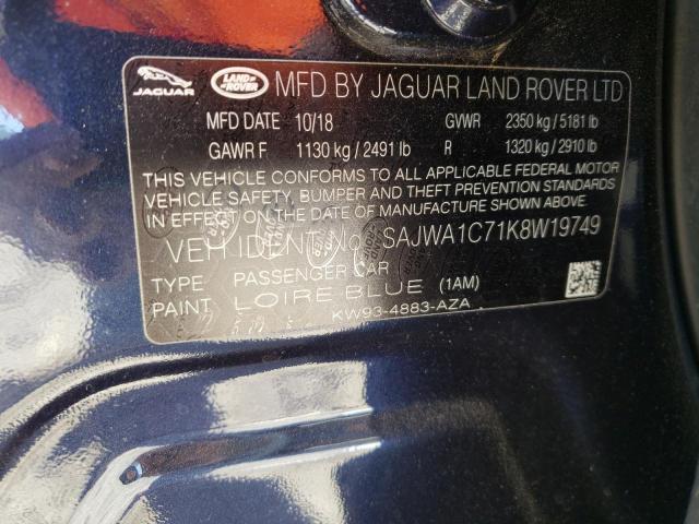 2019 JAGUAR XJ R - SPO SAJWA1C71K8W19749