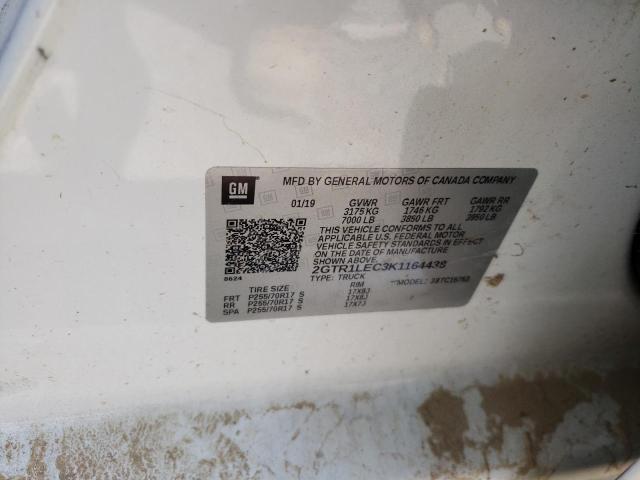 2019 GMC SIERRA LIM 2GTR1LEC3K1164438