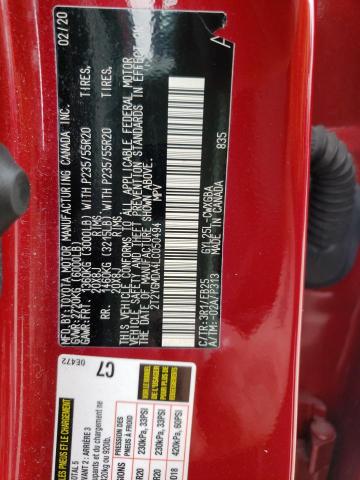 2020 LEXUS RX 450H F- 2T2YGMDA4LC050494