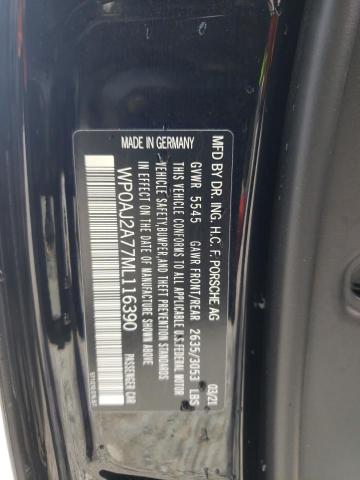 2021 PORSCHE PANAMERA B WP0AJ2A77ML116390