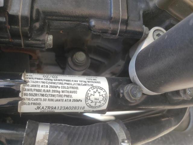 2003 KAWASAKI ZR1200 A JKAZR9A123A028318