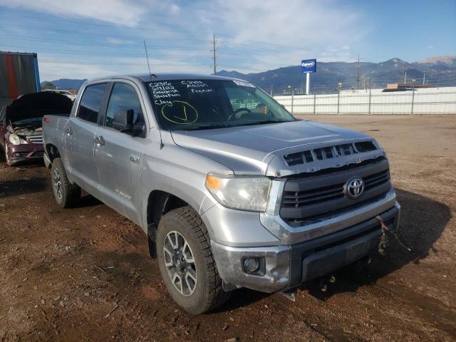 Salvage cars for sale from Copart Colorado Springs, CO: 2014 Toyota Tundra CRE
