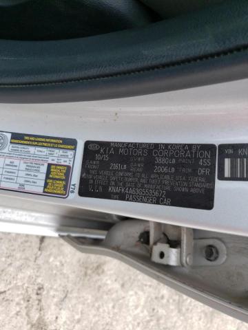 KNAFK4A63G5535672 KIA FORTE LX
