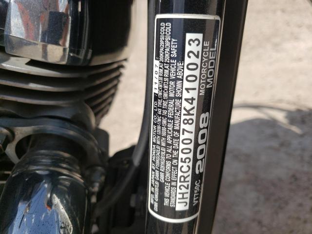 2008 HONDA VT750 C JH2RC50078K410023