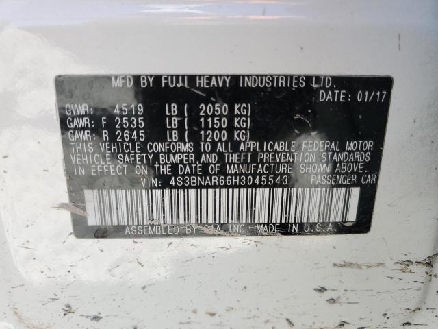 2017 SUBARU LEGACY SPO 4S3BNAR66H3045543