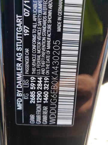 2019 MERCEDES-BENZ S 450 4MAT WDDUG6EB0KA430205