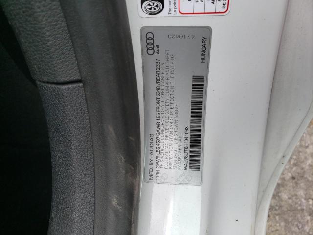 AUDI A3 2017 WHITE Photo 10