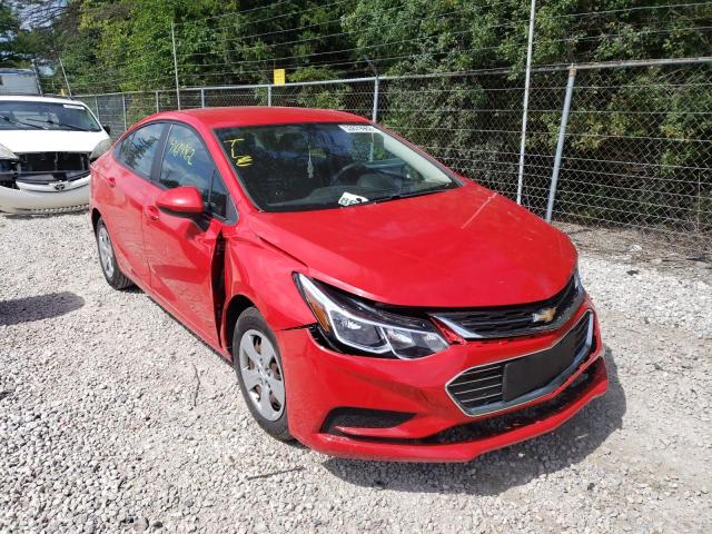 Salvage cars for sale from Copart Northfield, OH: 2017 Chevrolet Cruze LS