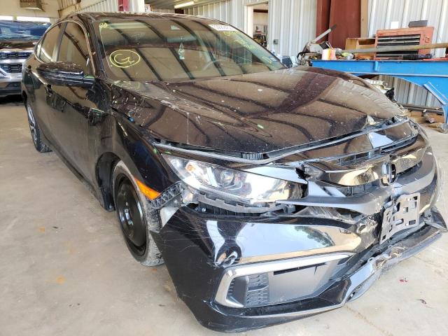 Salvage cars for sale from Copart Longview, TX: 2019 Honda Civic LX