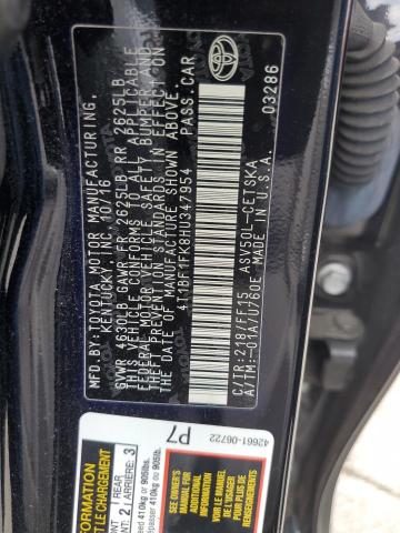 2017 TOYOTA CAMRY LE 4T1BF1FK8HU347954