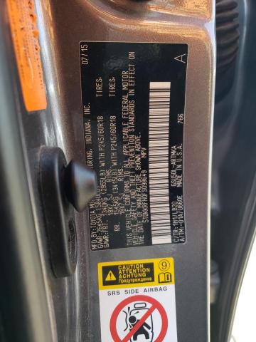 2015 TOYOTA HIGLANDER 5TDKKRFH0FS098649