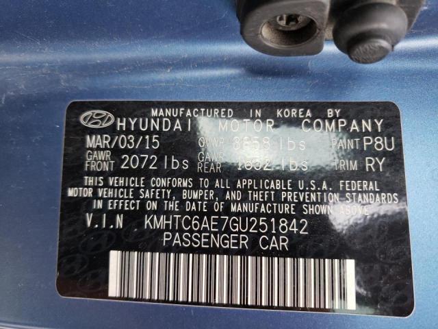 KMHTC6AE7GU251842 Hyundai Veloster Turbo