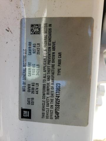 2015 BUICK VERANO PRE 1G4PT5SV2F4170823