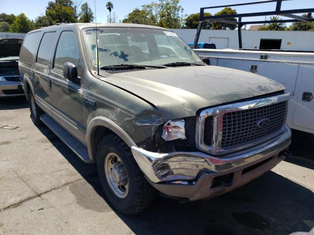 Salvage cars for sale from Copart Vallejo, CA: 2000 Ford Excursion