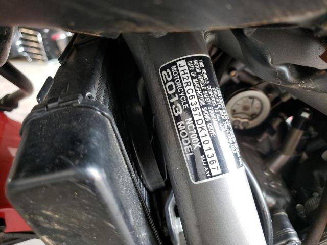2013 HONDA NC700X JH2RC6357DK101367