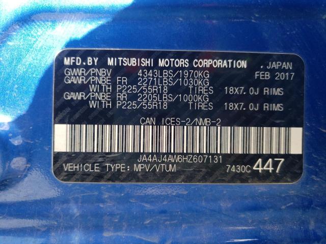 2017 MITSUBISHI RVR SE LIM JA4AJ4AW6HZ607131