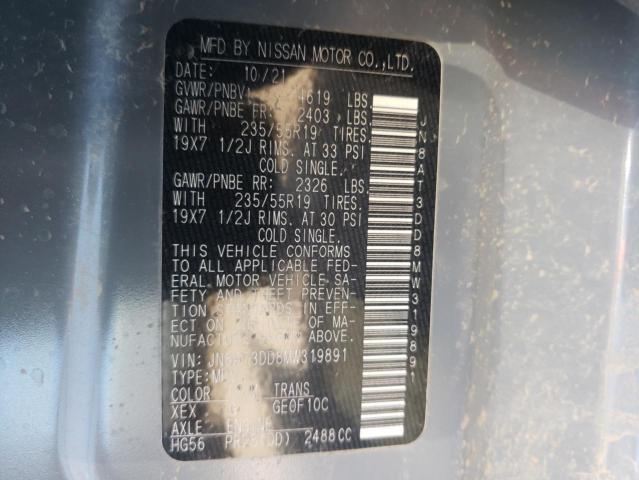 2021 NISSAN ROGUE PLAT JN8AT3DD8MW319891