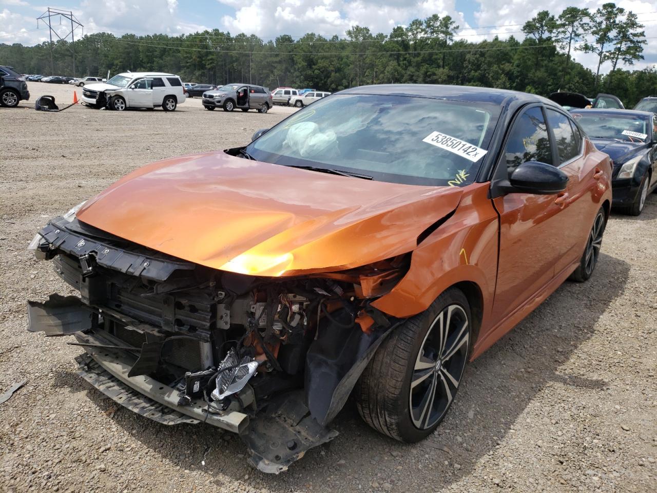 2020 Nissan Sentra Sr VIN: 3N1AB8DV8LY262705 Lot: 51468004