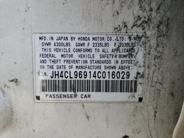 JH4CL96914C016029 Acura TSX