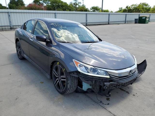 Salvage cars for sale from Copart Wilmer, TX: 2017 Honda Accord Sport
