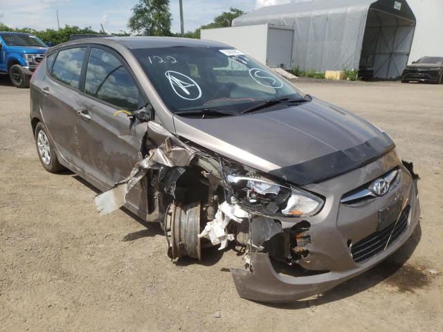 Salvage cars for sale from Copart Montreal Est, QC: 2013 Hyundai Accent GLS