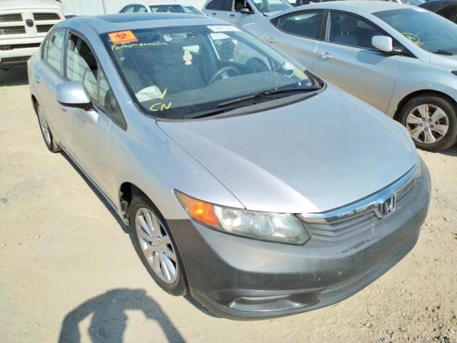 Salvage cars for sale from Copart Anderson, CA: 2012 Honda Civic EX