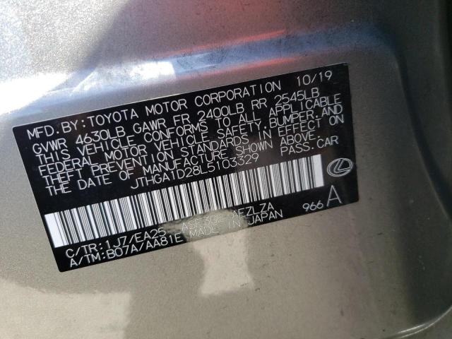 2020 LEXUS IS 300 F-S JTHGA1D28L5103329