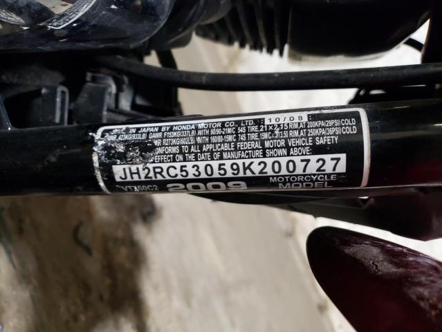 2009 HONDA VT750 C2 JH2RC53059K200727