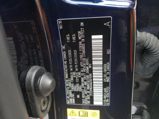 2016 LEXUS RX 450H 2T2ZFMCA4GC001066