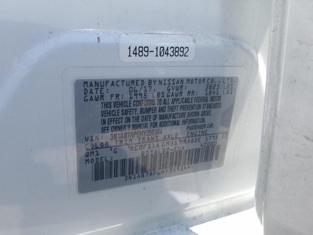 2017 NISSAN SENTRA S/S 3N1AB7AP6HY359344