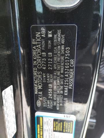 2018 KIA STINGER PR KNAE25LA3J6017503