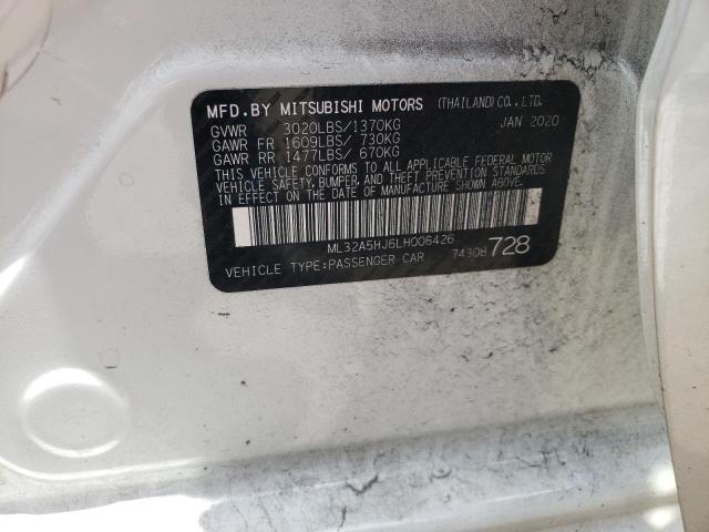 2020 MITSUBISHI MIRAGE LE ML32A5HJ6LH006426