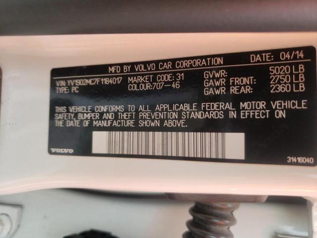 2015 VOLVO S80 PREMIE YV1902MC7F1184017