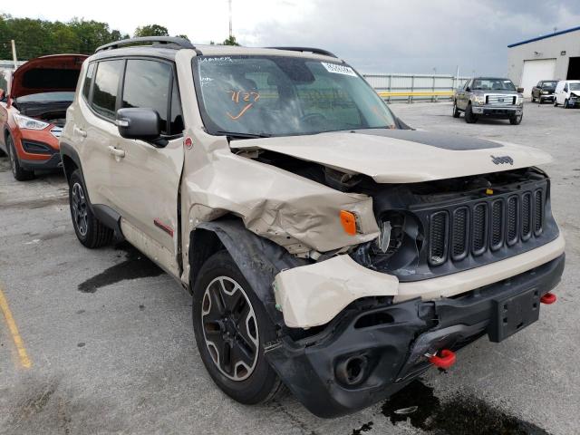 Salvage cars for sale from Copart Rogersville, MO: 2016 Jeep Renegade T