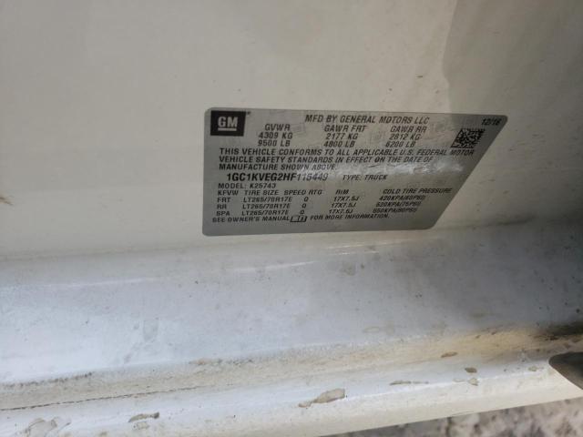 2017 CHEVROLET 2500 1GC1KVEG2HF115449