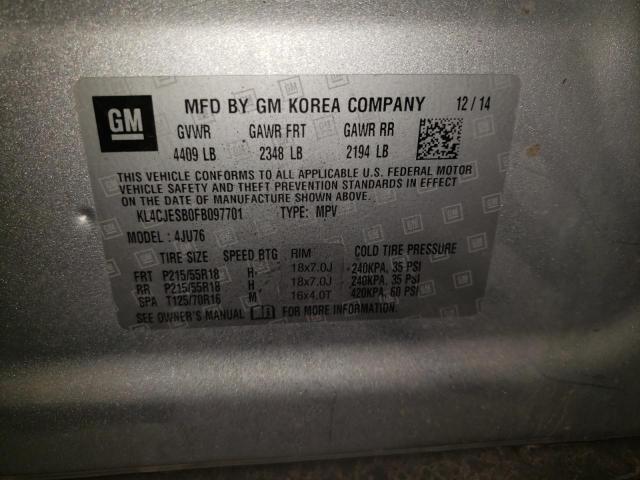 KL4CJESB0FB097701 Buick Encore