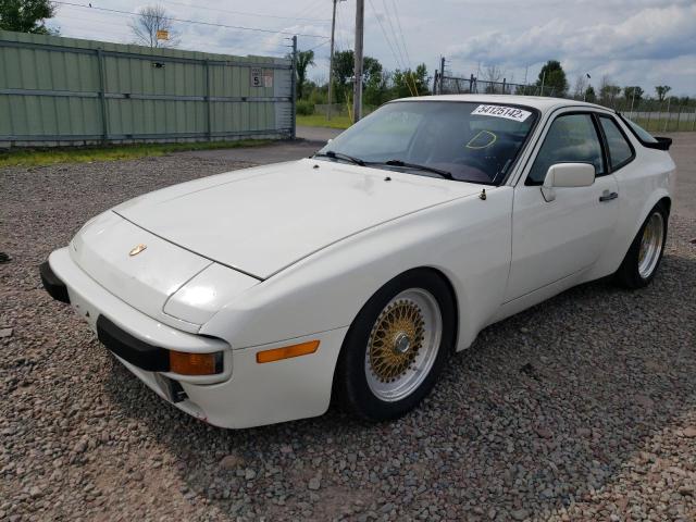 PORSCHE 944 1985 WHITE Photo 2