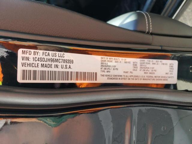 2021 DODGE DURANGO SR 1C4SDJH96MC789359