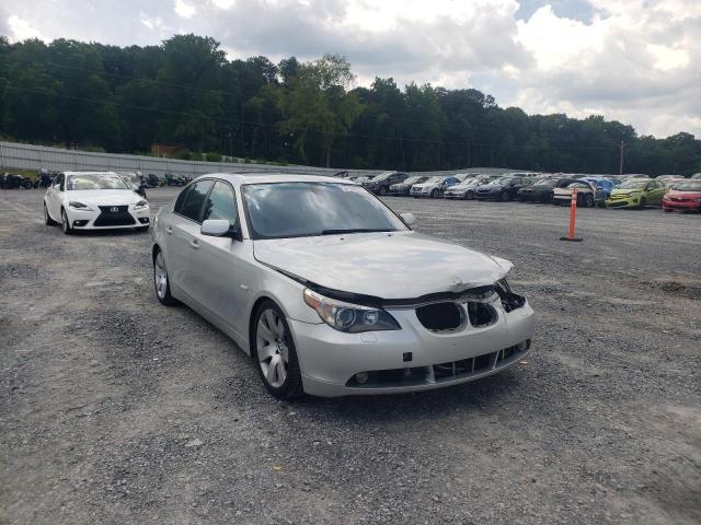 Salvage cars for sale from Copart Gastonia, NC: 2004 BMW 530 I