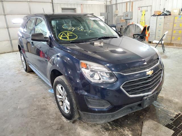 Salvage cars for sale from Copart Columbia, MO: 2016 Chevrolet Equinox LS